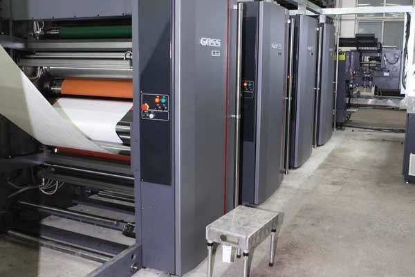 高斯彩色书刊轮转机