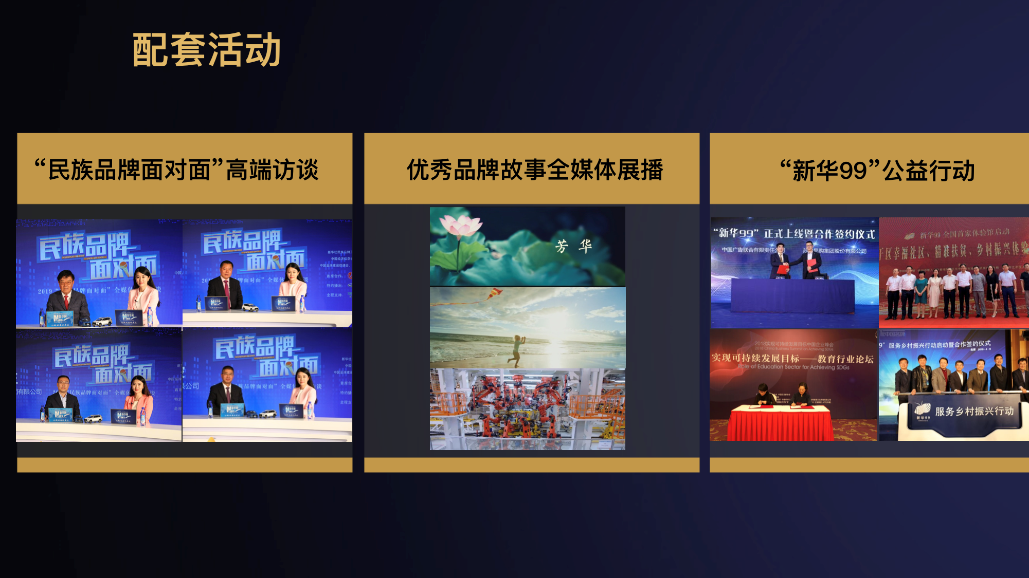 图为“2020中国品牌日5•10系列活动”三大配套活动